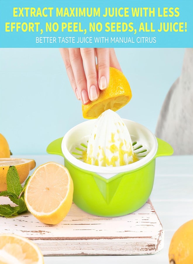 SusuBee Citrus Juicer, Lemon Squeezer Orange Fruit Manual Hand Juicers with Pouring Spout, 250ml - Image 2