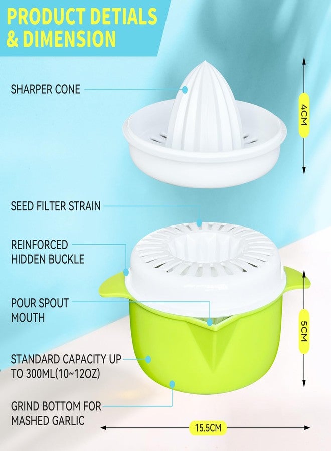 SusuBee Citrus Juicer, Lemon Squeezer Orange Fruit Manual Hand Juicers with Pouring Spout, 250ml - Image 5
