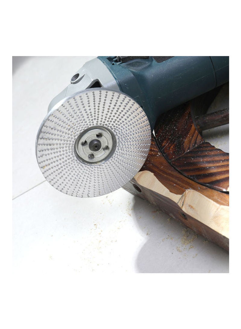 NIBEMINENT Angle Grinding Wheel Sanding Carving Rotary Tool Silver 14.5cm  - Image 3