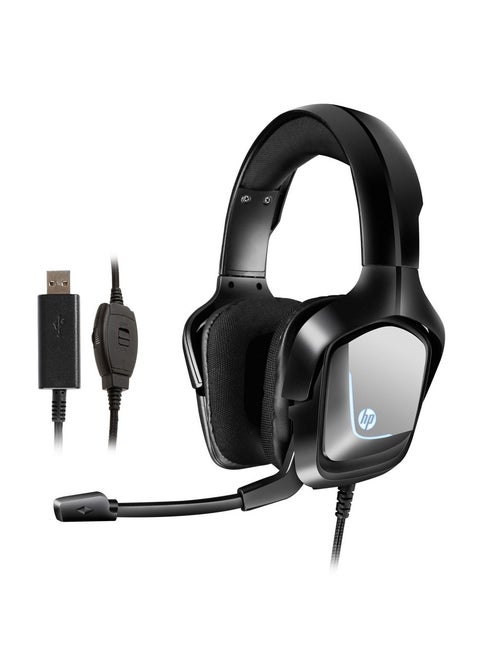 H220GS Virtual 7.1 LED Backlit Gaming Headset with Microphone, Wired