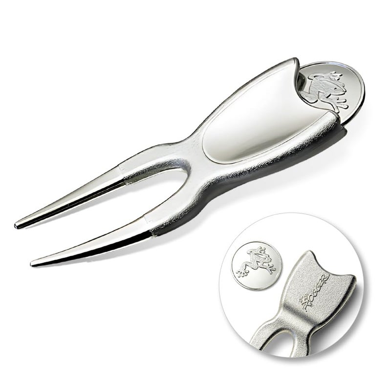 Frogger Golf Hop! Magnetic Ball Marker and Divot Repair Tool - Golf Course Essential, Great Gift for Men and Women - Image 1