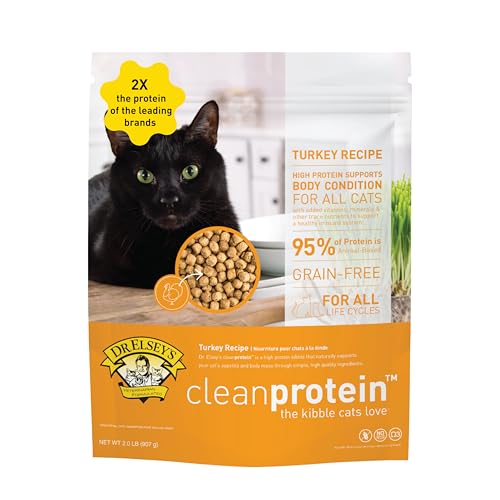 Dr. Elsey's cleanprotein Turkey Cat Kibble 2 lb. Bag - Image 1