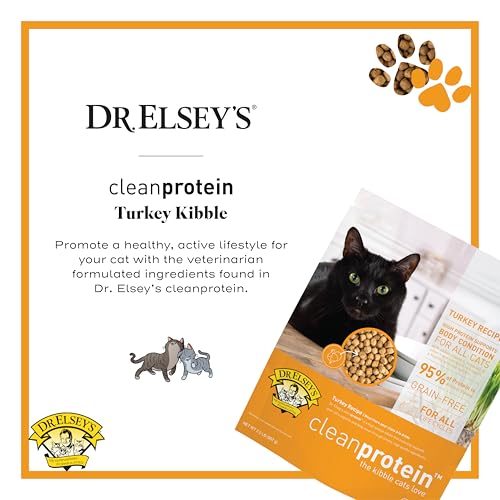 Dr. Elsey's cleanprotein Turkey Cat Kibble 2 lb. Bag - Image 3