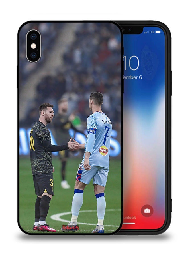 Tolwak Apple iPhone XS Max Protective Case Messi And Ronaldo - Image 1