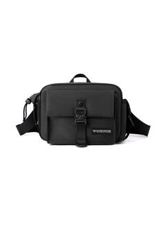 MIXDE Multi Layer Functional Crossbody Bag, Lightweight Shoulder Bag, Waist Bag, Men's Handbag, Black  - Image 1