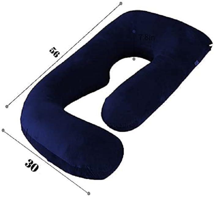 ozly Ultra Soft Pregnancy Body Pillow,Cushion,Pregnant Women,Gift for Pregnancy,Nursing Pillow,Huggable Pillow,Washable,J-Shaped,Multi-Functional,Full Body Pillow,Peaceful Sleep,Pregnancy - Image 5