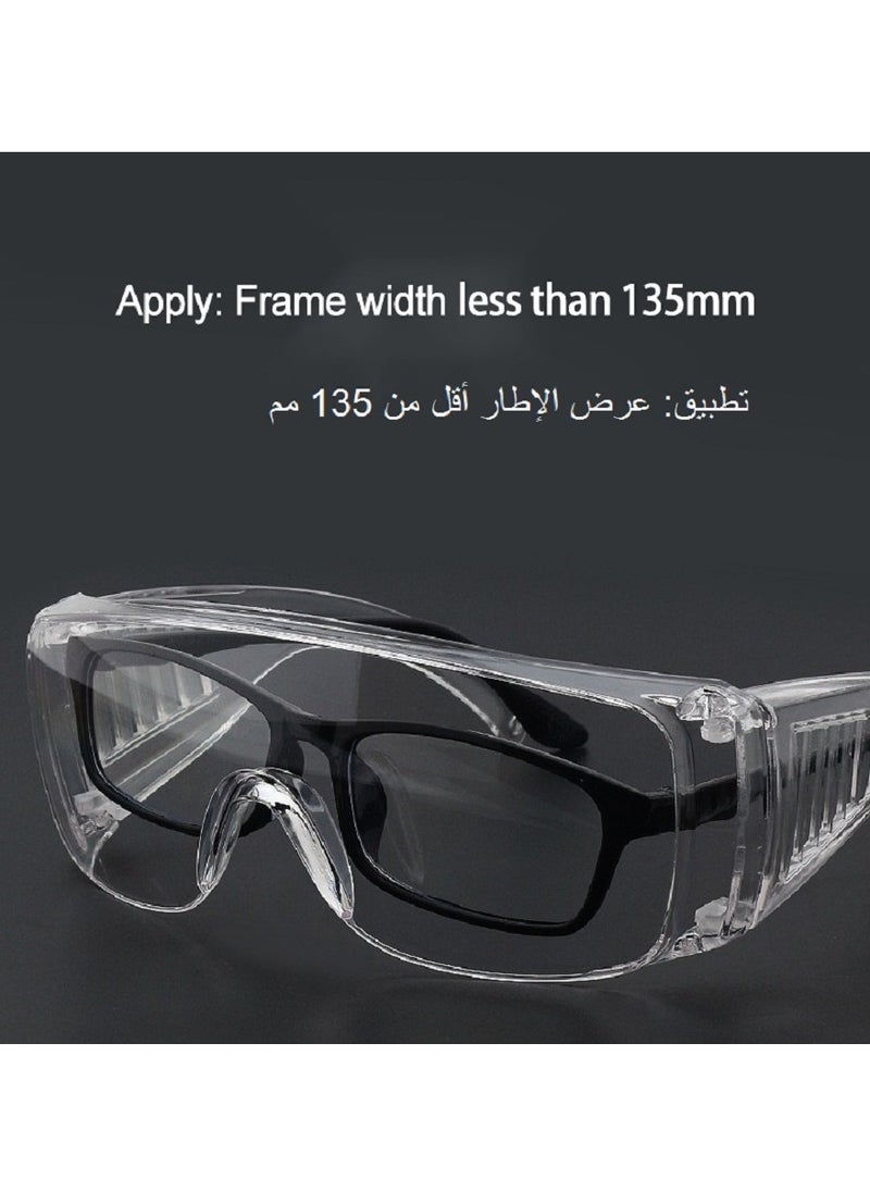 Arabest - Professional Safety Glasses Scratch Resistant Eye Protection Shield Goggle Clear - Image 1