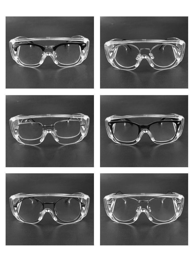 Arabest - Professional Safety Glasses Scratch Resistant Eye Protection Shield Goggle Clear - Image 1
