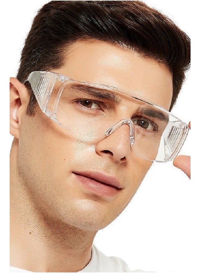 Arabest - Professional Safety Glasses Scratch Resistant Eye Protection Shield Goggle Clear - Image 1