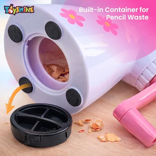 Toyshine Unicorn Pencil Sharpeners Manual for Kids and Artists, Handheld Manual Pencil Sharpener for Pencils - White (1 Pc) - Image 4