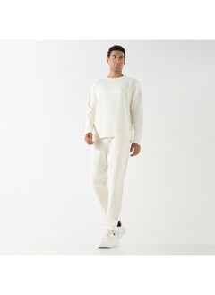 Kappa Kappa Solid Crew Neck T-shirt with Long Sleeves  - Image 3