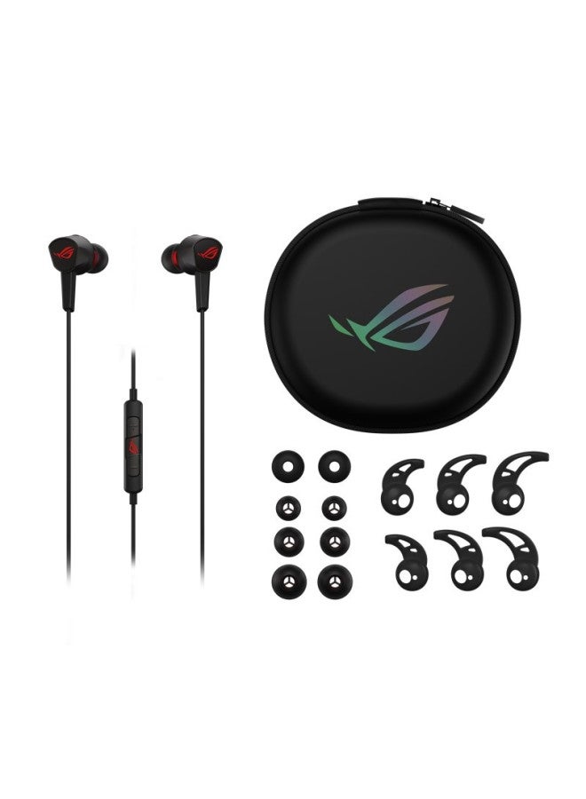 ROG روج جيانجلينج 2 الإصدار القياسي، سماعات ألعاب داخل الأذن 3.5 مم، ملحق هاتف الألعاب، صوت محيطي للكمبيوتر 7.1، ميكروفون مدمج، سماعات سلكية، حركة مثلثية - Image 3