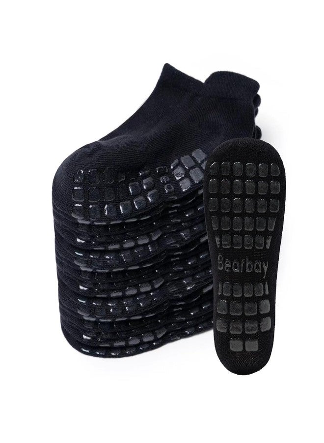 Bearbay Baby Non Slip Ankle Socks with Grippers for 0 Months-7 Years Old Walking Socks, 9-pairs/2402d, 5-7 Years - Image 1