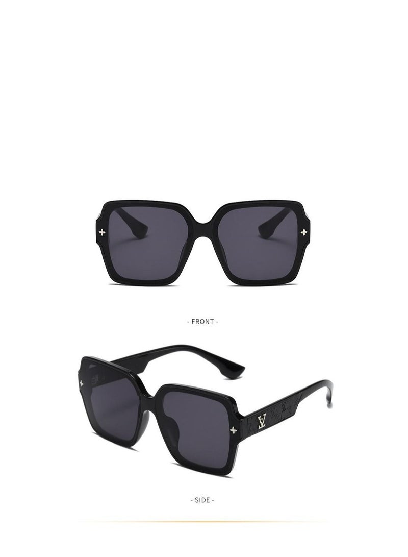 HDCRAFTER Square Shades UV400 Protection Lens Sun Protection Sunglasses Suitable for Summer Outdoor Beach Travel Camping-Orange - Image 2