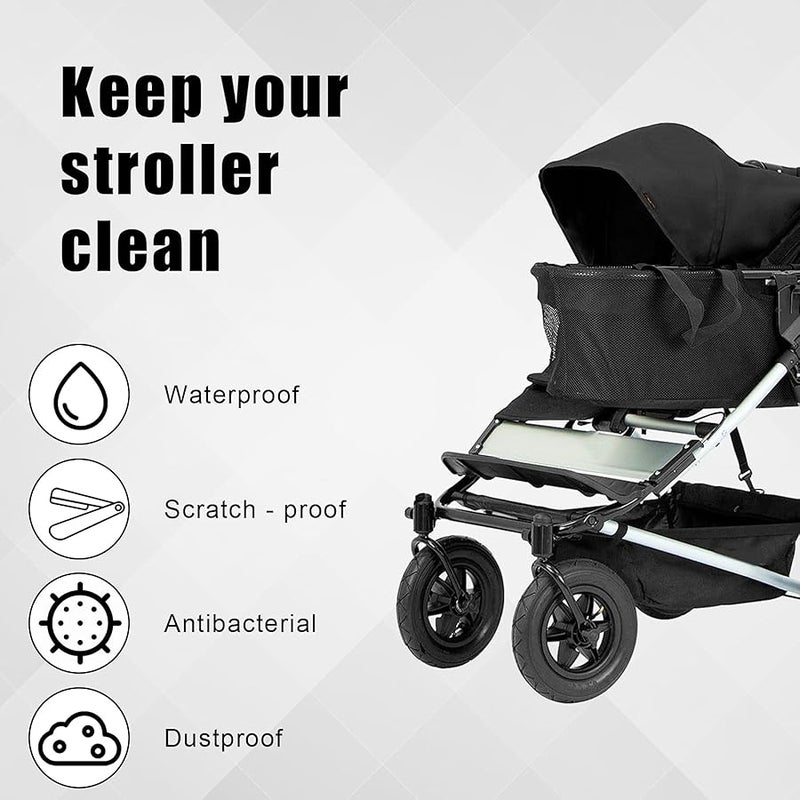 Stroller Bag, Waterproof Stroller Travel Bag Portable Stroller Gate Check Bag with Handle Stroller Cover for Airplane Travel Stroller Storage - Image 3