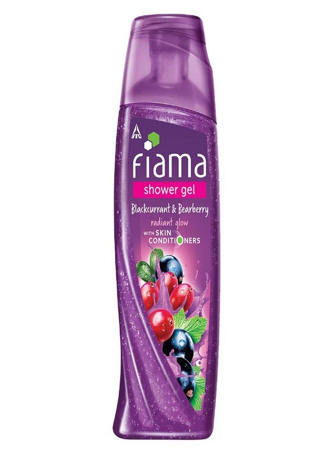 Fiama Fiama Shower Gel Blackcurrant & Bearberry Body Wash With Skin Conditioners For Radiant Glow, 250ml Bottle  - Image 1