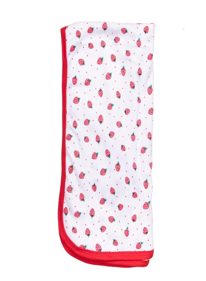Tinycare Cotton Bath Hooded Towel for New Born Baby, Extra Soft Hosiery Fabric Printed Towel for Kids/Toddler/Infants 72 x 72cm, Quick Absorbent (Red- Pack of 1) 0-12 Months - Image 1