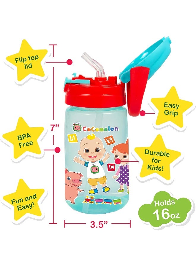 Creative Kids Creative Kids Cocomelon Decorate Your Own Water Bottle BPA Free Toddler Water Bottle with 4 Sheets of Customized Stickers - DIY Arts and Crafts - Easy to Grip Durable Gift for Boys & Girls Age 3+ - Image 3