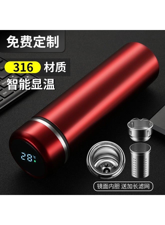 316 Stainless Steel Gift Thermos Cup Set Chinese Style Men's And Women's Smart Water Cup Wedding Birthday Advertising Cup Engraving Manufacturer