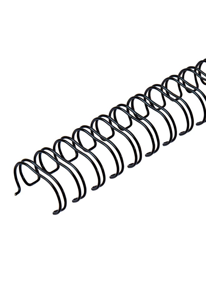 PRIMA Spiral Binding Coils Double Wire 3:1 | 100 Pcs | 34-Loops, 12.7mm (1/2") | Flexible Aluminum Body, 100 pcs for A4 Reports & Notebooks, Secure Lay-Flat Binding for School & Office - Image 2