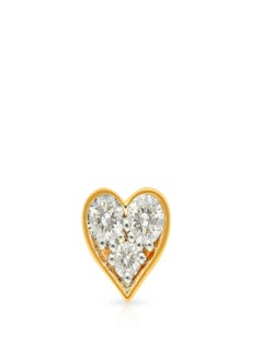 Malabar Gold and Diamonds 18 Carat 750 Purity Yellow Diamond Nosepin MNGNNP0297YVVSVS-GH for Women  - Image 2