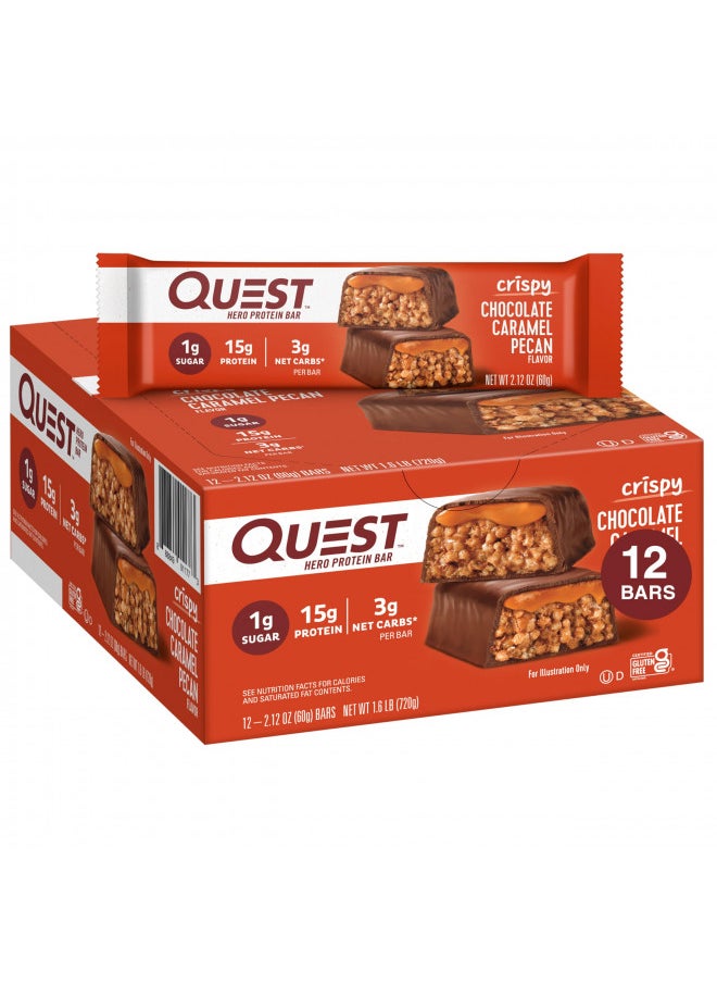 QUEST NUTRITION Quest Nutrition Chocolate Caramel Pecan, 12 Count  - Image 1