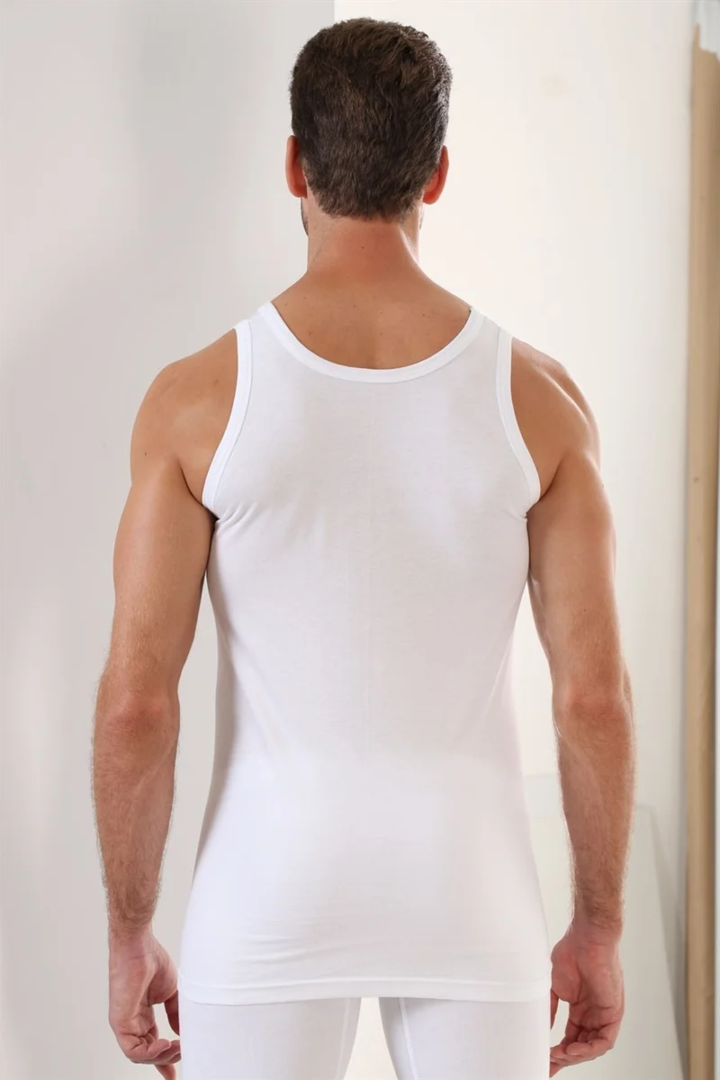 Arma Yıldız Premium Men's Undershirt White 100% Cotton