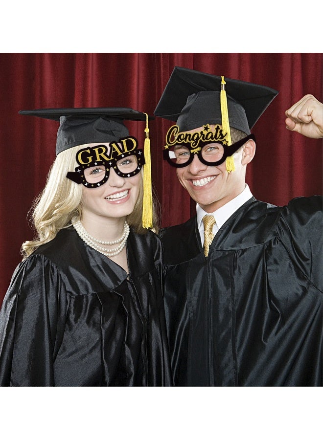 GMORO Graduation Party Decorations 8 Pieces Paper Graduation Glasses for 2026 Graduation Party, Graduation Party Photography Glasses Graduation Party Decorations - Image 5