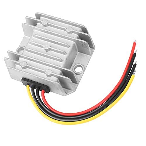 DROK Boost Buck Converter 9V-36V to 12V 5A 60W Aluminium Shell Waterproof Auto Step Up Down Voltage Regulator 12V Volt Transformer for Car Audio Solar Power System LCD Television LED Display Screen - Image 4