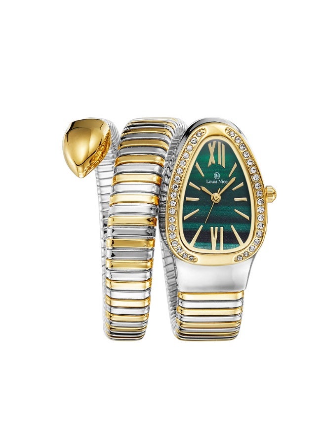 louis nice Elegant women's wristwatch with a mandarin design from Louis Nice