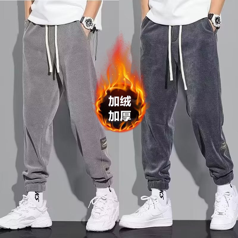 Casual Pants Men'S Autumn Fashion Brand Sports Fashion All-Match Loose Corduroy Pants For Boys - Image 2