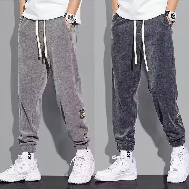 Casual Pants Men'S Autumn Fashion Brand Sports Fashion All-Match Loose Corduroy Pants For Boys - Image 4