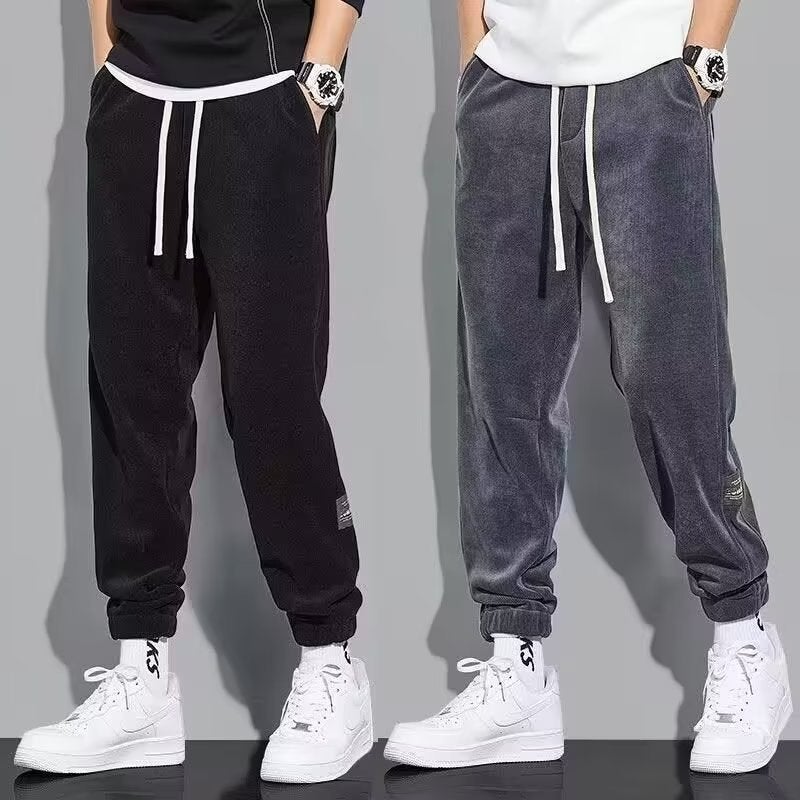 Casual Pants Men'S Autumn Fashion Brand Sports Fashion All-Match Loose Corduroy Pants For Boys - Image 5