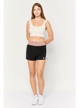 Adidas Women Sportswear Fit Running Short, Black  - Image 2