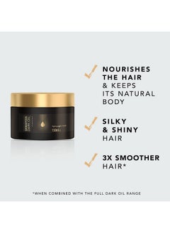 Sebastian Professional Dark Oil Lightweight Hair Mask For Smoothening Hair | 150 Ml | Conditioning Hair Treatment | Jojoba & Argan Oil Hair Mask For Shinier, Silkier Hair  - Image 2