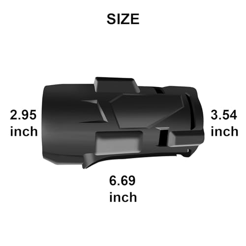 sanbaiyi M18 49-16-2967 49162967 High Torque Impact Wrench Boot rubber Compatible with M18 FUEL 1/2 High Torque Impact (2967-20)- (Black) - Image 3