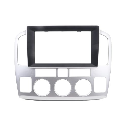 DKMUS Double Din Dash Radio Trim Kit for Suzuki Grand Vitara XL-7 2001-2006 Installation Bezel 9 Inches (Silver) - Image 4