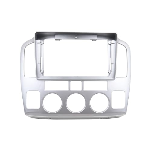 DKMUS Double Din Dash Radio Trim Kit for Suzuki Grand Vitara XL-7 2001-2006 Installation Bezel 9 Inches (Silver) - Image 2