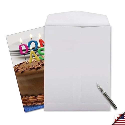 NobleWorks Jumbo Funny Birthday Greeting Card 8.5 x 11 Inch with Envelope for Men and Women (Not actual Candles) (1 Pack) Don't Ask Bday Candles J9956 - Image 4