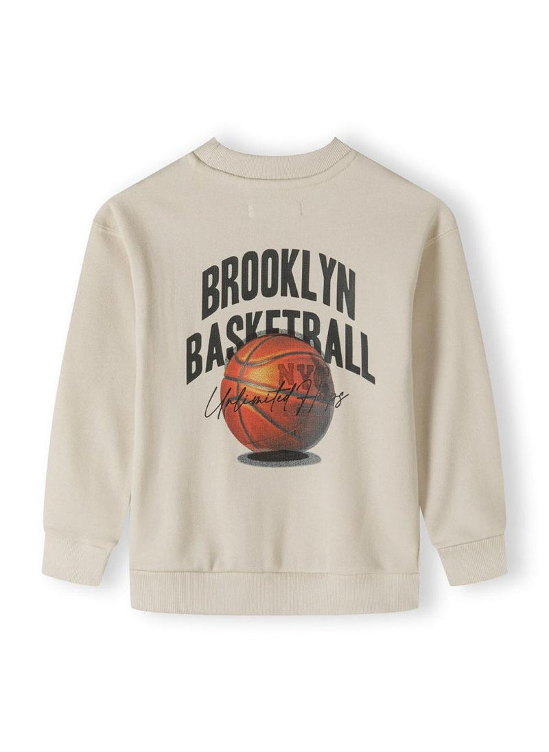 MINOTI Boys Crew Sweatshirt with Print  - Image 3