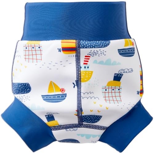 Splash About Happy Nappy Reusable Swim Diaper, Tug Boats, 12-24 Months - Image 2