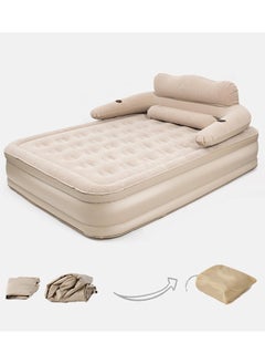 Camping Air Mattress with Headboard