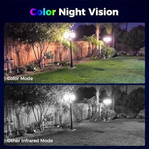 Hiseeu 【Human Tracking+300°Pan 90°Tilt】 Hiseeu 4K PoE Security Camera System,Wired NVR Security Camera System w/8 * 5MP PoE PTZ Camera Outdoor&Indoor,2-Way Audio,Color Night Vision,7/24 Record - Image 4