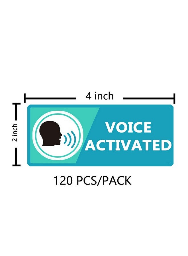 Top label Voice Clap Motion Activated Stickersprank Stickers Funny Joke Labels2X4 Inch Stickers120 Pcs Per Pack - Image 3