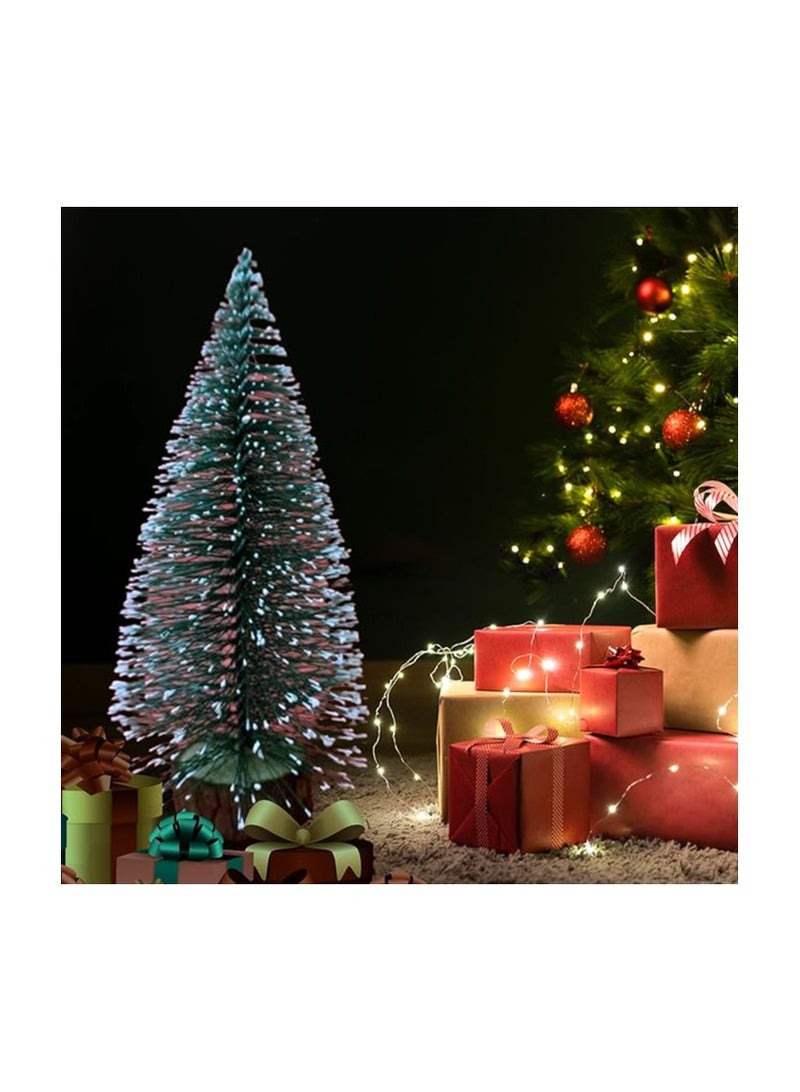 "Christmas tree with snow | 7cm tall trees | Tree with wooden base | Crystal pine tree | Christmas tree for home decor, corporate gifts, and Christmas celebrations." - Image 5
