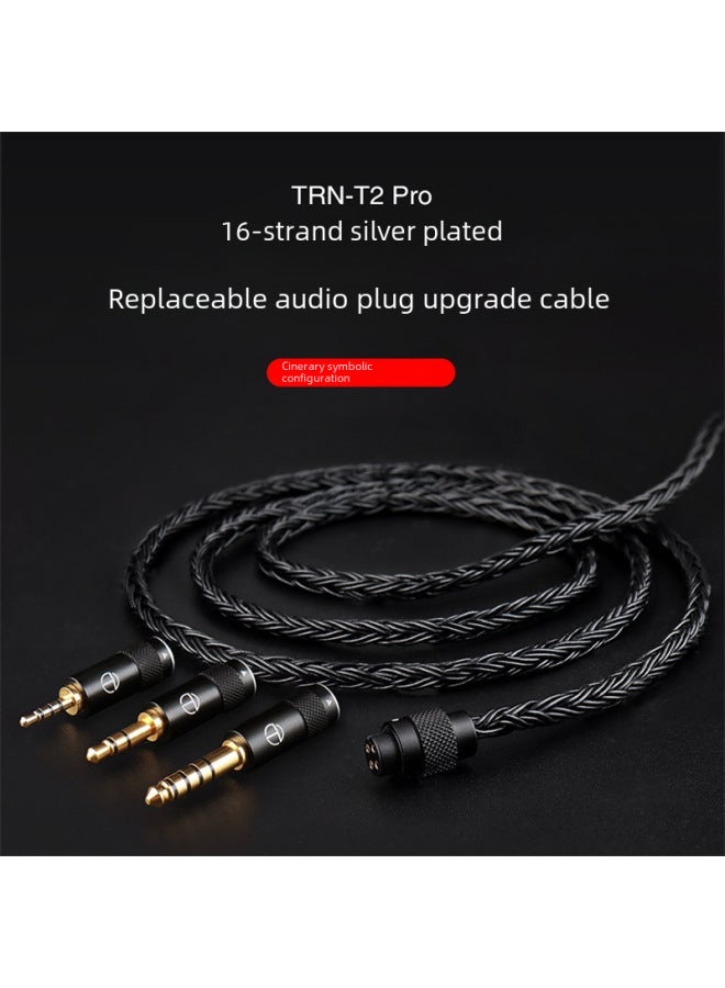 Digital Computer/earphone/headset Accessories Wireless Headset Microphone Wired Microphone Earphone Cushion Earphone Cable More-Color:T2 PRO Gray +0.78+2.5  - Image 1