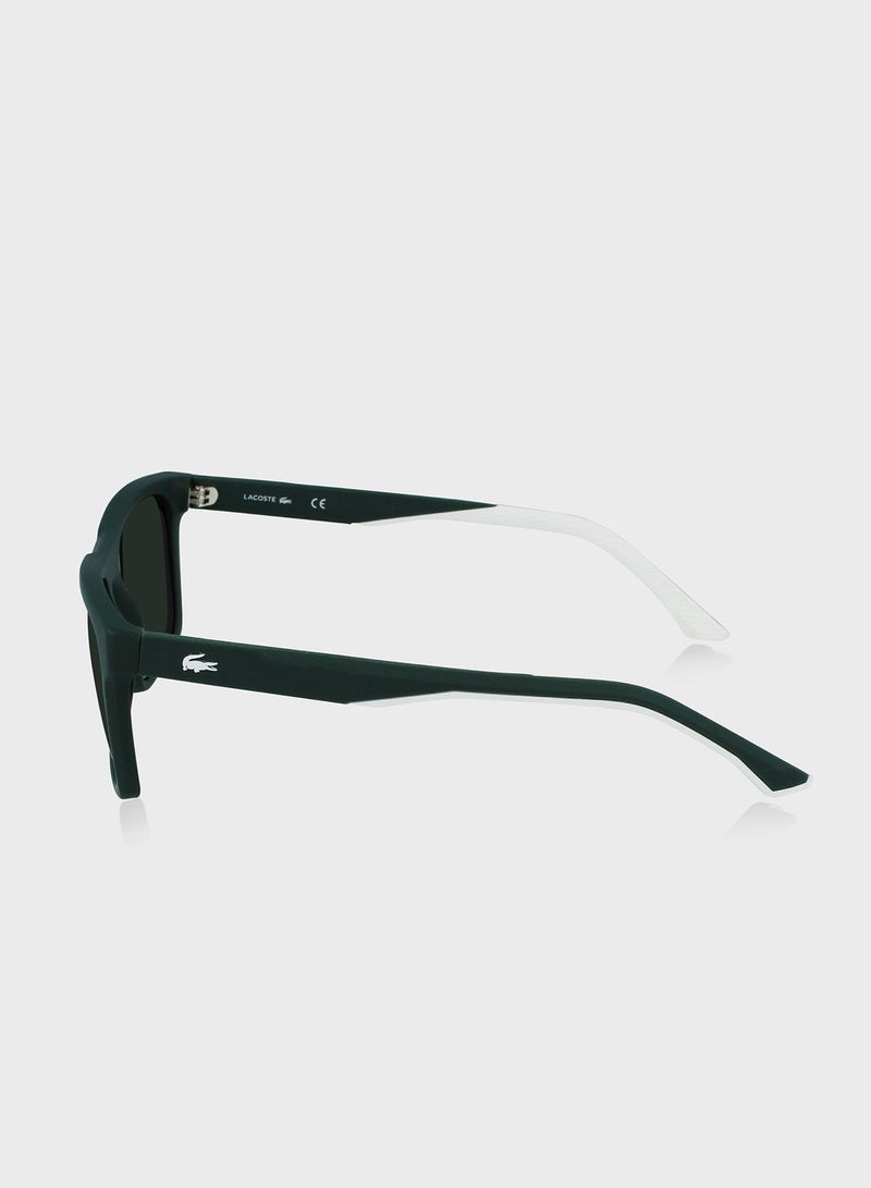 لاكوست نظارة شمسية بعدسات مستطيلة - Image 5