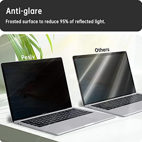 Peslv Magnetic Privacy Screen for MacBook Pro 15 Inch (2012-2015), Removable Anti Blue Light Glare Peep Filter Black Out Screen Protector for Mac 15.4 In Laptop Model (A1278 A1286 A1398) - Image 5