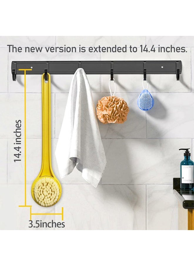 Tuklye Little Yellow Eagle Bath Brush, Softer bristles, Long Handle, Suitable for Children Aged 3-12, Cleaning Sweat Stains and Beauty Bath, Wet or Dry Brush, Bath Brush (14 inch, Lemon Yellow)  - Image 5