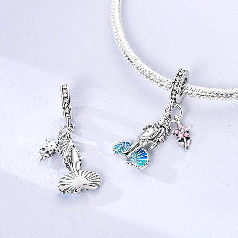 Hapour 925 Sterling Silber Charms Mom Dangle Charm fr Charm Armband Herz Liebe Charm Perlen Geschenk fr Frauen Mutter Gromutter Muttertag Geschenk - Image 3